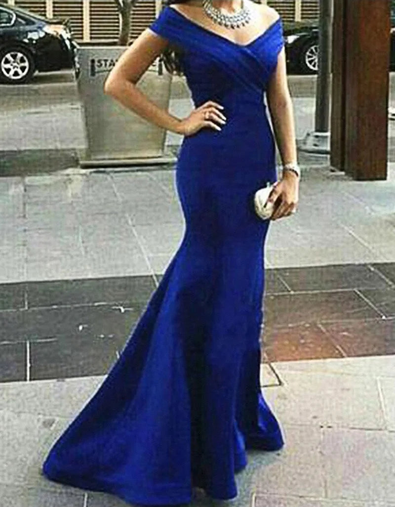 Aovica-new high quality slim elegant sexy party annual wedding bridesmaid dress