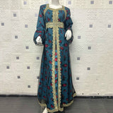 Aovica  Muslim Fashion Dubai Abayas For Women Double-sided Patchwork Color Caftan Marocain Abaya Maxi Dresses Woman Summer Dress 2022