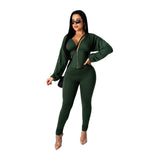 Two Piece Women's Sets 2020 Tracksuit Women Festival Clothing Fall Winter Top+Pant Suits 2 Piece Club Outfits Matching Sets