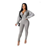 Two Piece Women's Sets 2020 Tracksuit Women Festival Clothing Fall Winter Top+Pant Suits 2 Piece Club Outfits Matching Sets