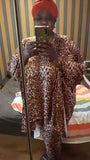 Aovica Women's Clothing Plus Size Sets Leopard 2 Piece 5XL 2022 Autumn Woman Print Fashion Tie-Dye Casual Two-Piece Suit Urban