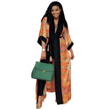 Aovica African Dresses For Women Fashion Dashiki Print Blouse Dress 2023 New Irregular Dress African Clothing Streetwear Vestidos