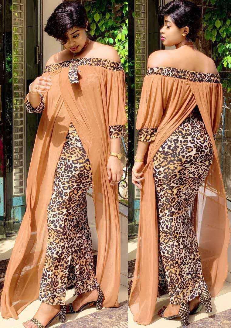Aovica 2023 Spring Autumn Fashion Loose Leopard Women Maxi Long Split Gown Leisure Outdoor Patchwork Strapless  African Dress