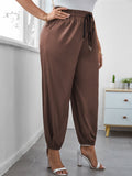 Street Style Loose Pants Solid Color 2023 Casual Fashion Women's Large Plus Size Oversized Clothing