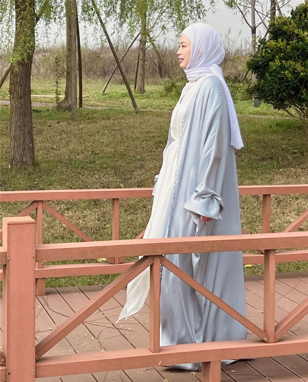 Aovica  Luxury Open Abayas For Women Dubai Turkish Ruffle Sleeve Cardigan Long Dress Caftan Marocain Muslim Islamic Clothing 2022