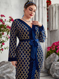 Aovica  Plus Size Maxi Dresses Large 2022 Spring Women Oversized Long Luxury Chic Elegant Evening Party Muslim Festival Clothing
