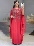 Aovica Abayas For Women Dubai Luxury 2022 Chiffon Boubou Muslim Fashion Dress Caftan Marocain Wedding Party Occasions Djellaba Femme