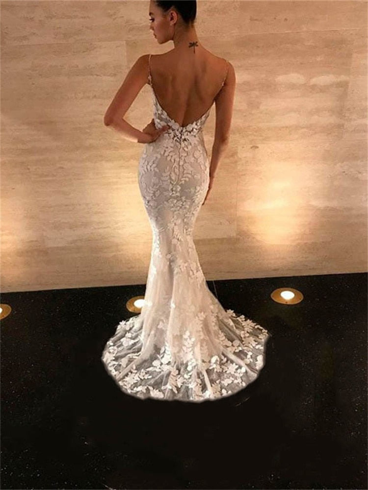 Aovica  Bridal White Evening Dress Floor Length V Neck Soft Smooth Light Satin Gown Maxi Party Club Vintage Prom Dresses 2023