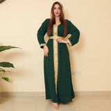 Aovica  Moroccan Kaftan Dubai Women Muslim Hooded Dress 2022 Eid Mubarak Islamic Clothing Long Sleeve Loose Big Boubou Djellaba Femme